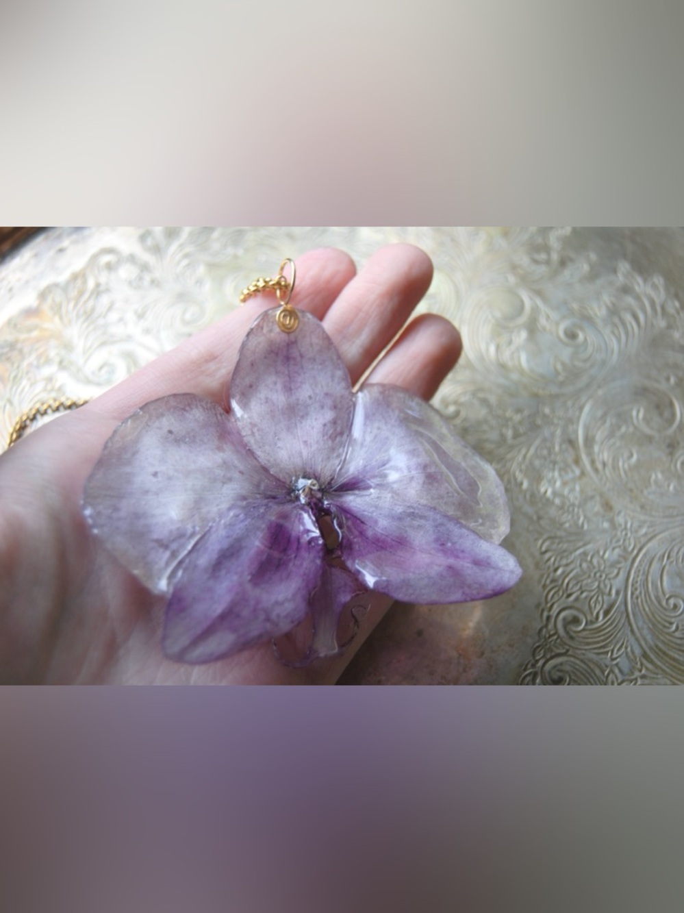 Orchid Necklace - Picture 3 of 4